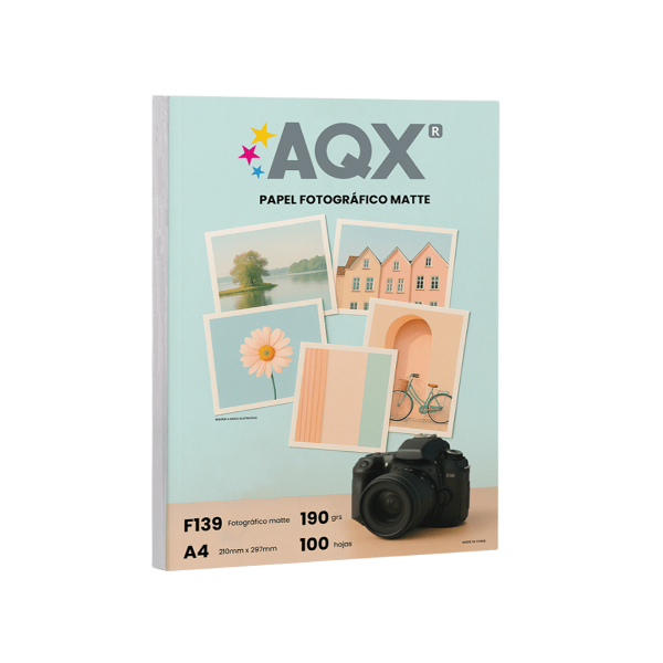 Producto - Papel fotográfico mate 190g x100 hojas AQX