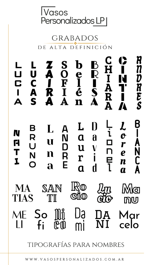 Producto - Tipografías - Nombres - 3