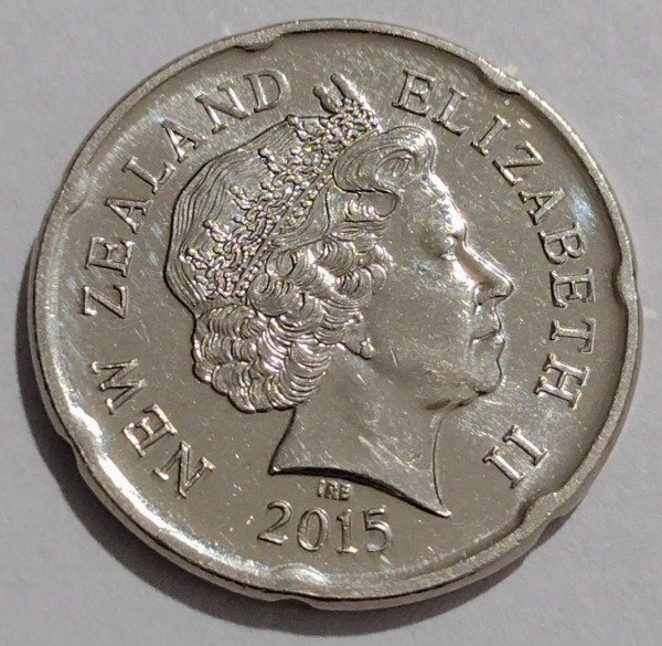 Producto - Nueva Zelanda 20 centavos 2015 - 1
