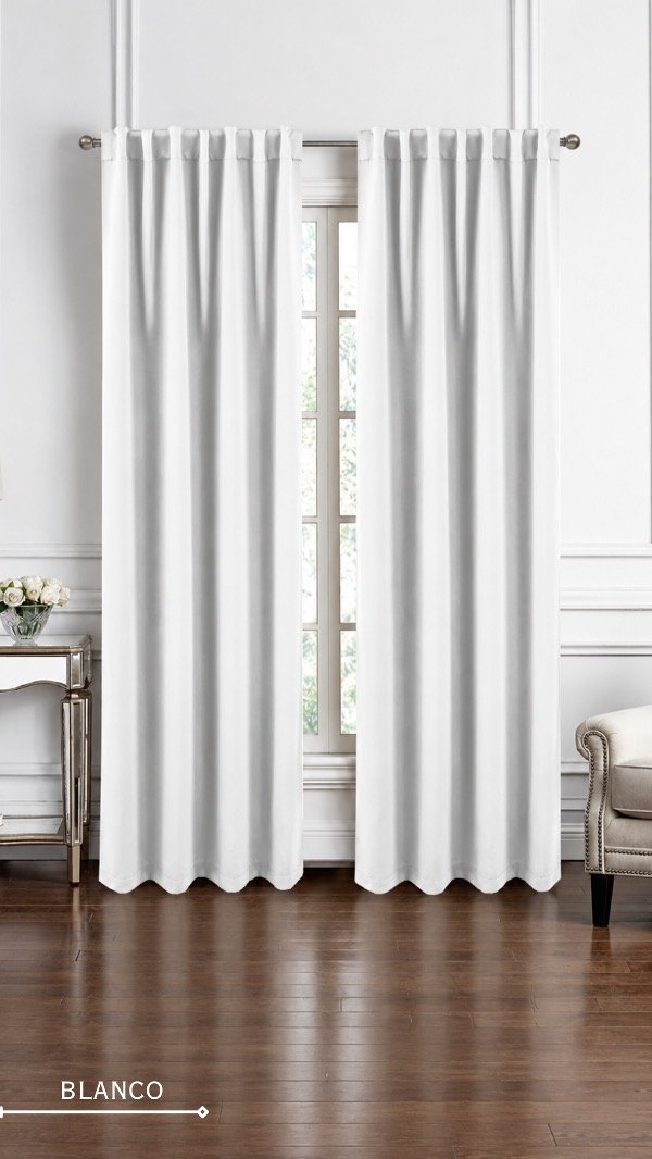 Producto - Cortina Blackout 140x220 Lisa Presilla Oculta Terrenal - 4