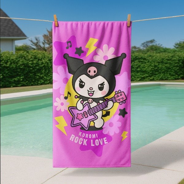 Producto - TOALLON KUROMI ROCK V