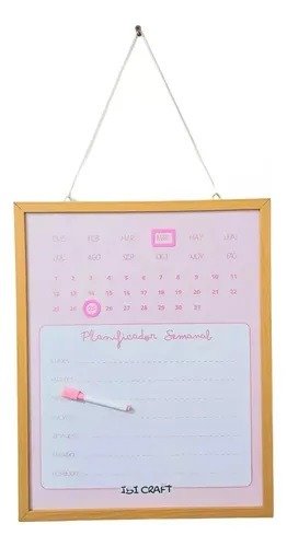 Producto - Pizarra Planificadora  Magnetica 40x50 -IBI CRAFT-