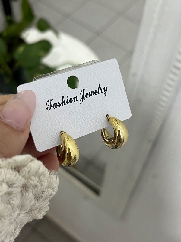 Producto - Aros chunky semi argollas chicas