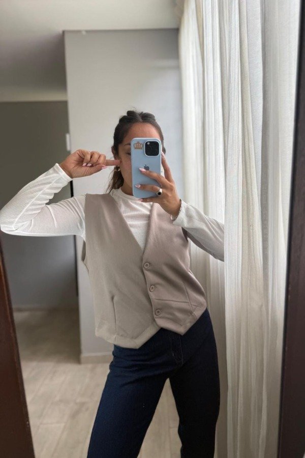 Producto - Chaleco JamaChi Beige // 24.500 TRANSF