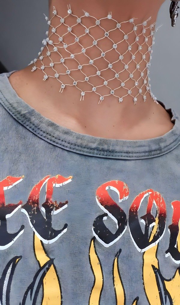 Producto - Choker Sara con strass