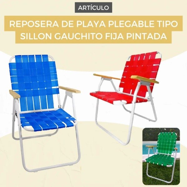 Producto - SILLON REPOSERA FIJA PLAYERA TRENZADA