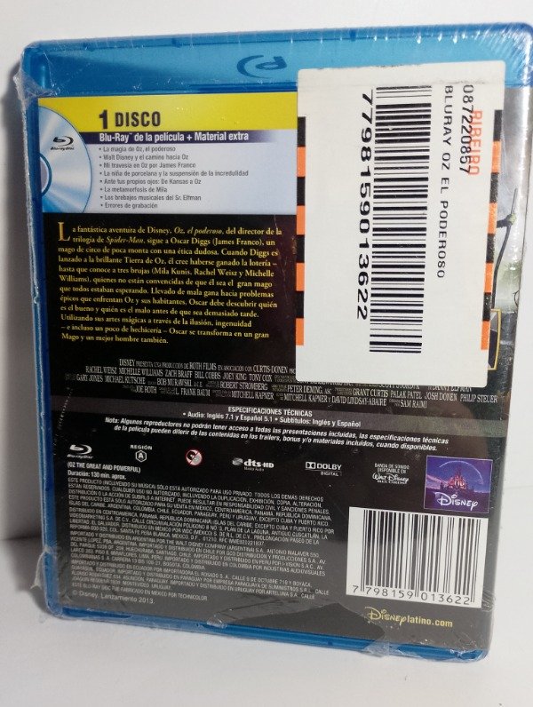 Producto - Oz: El poderoso (2013) - Blu-ray - 1