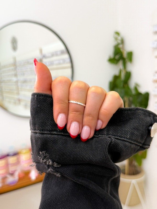 Producto - Anillo acero blanco circulos lisos regulable