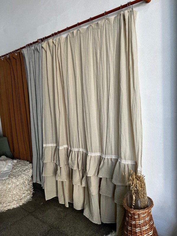 Producto - Cortina ojal tres volados