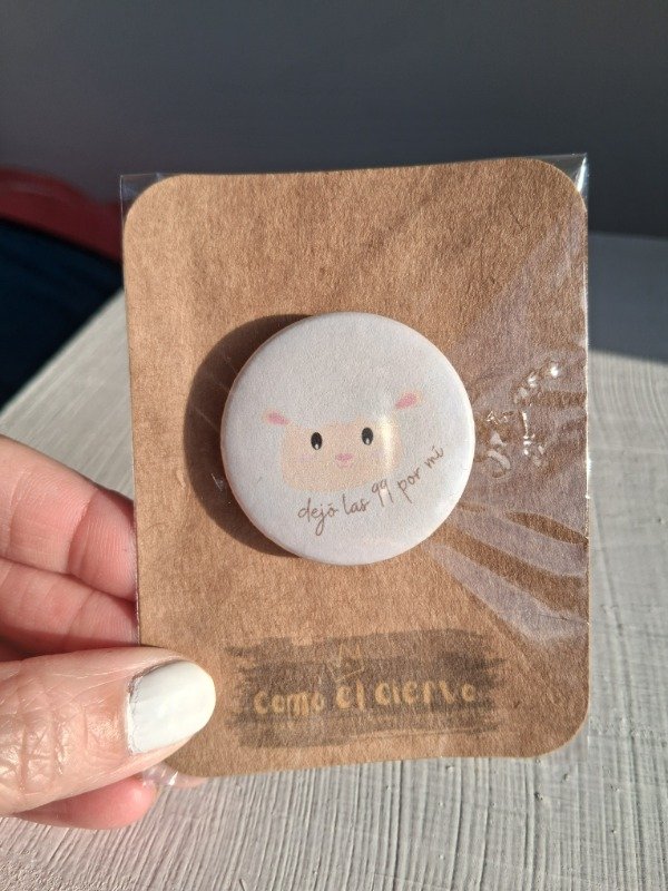 Producto - Pin - Oveja blanca