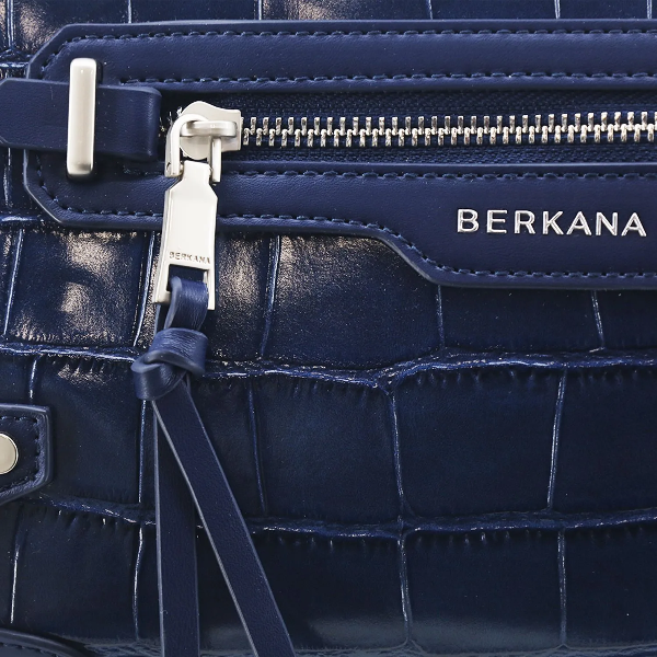Producto - Cartera eco cuero Crocco azul - 3