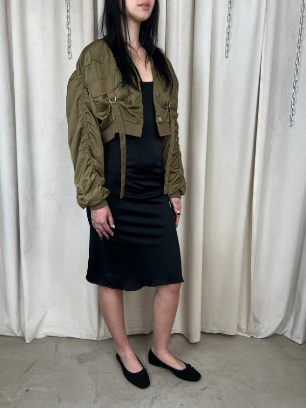 Producto - Satin Cargo Bomber Jacket - 11