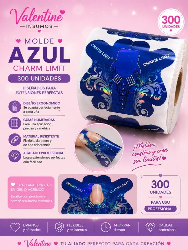 Producto - MOLDE AZUL CHARM LIMIT