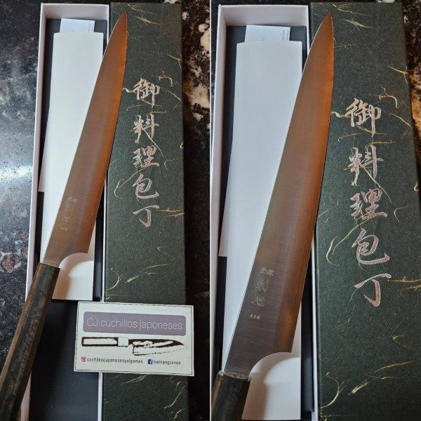 Producto - Hatsukokoro Hayabusa Aogami Super Sujihiki 270mm
