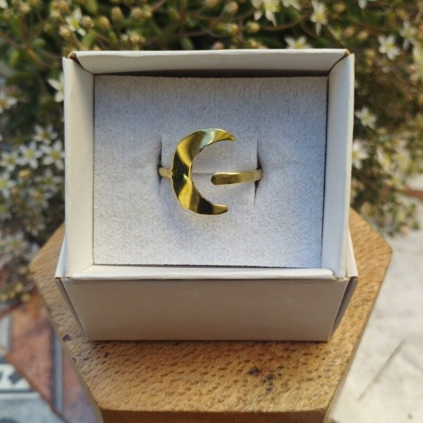 Producto - Anillo Regulable Bronce Luna
