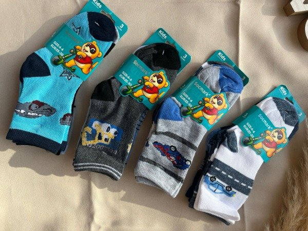 Producto - Medias pack 3 niño - COD 3113