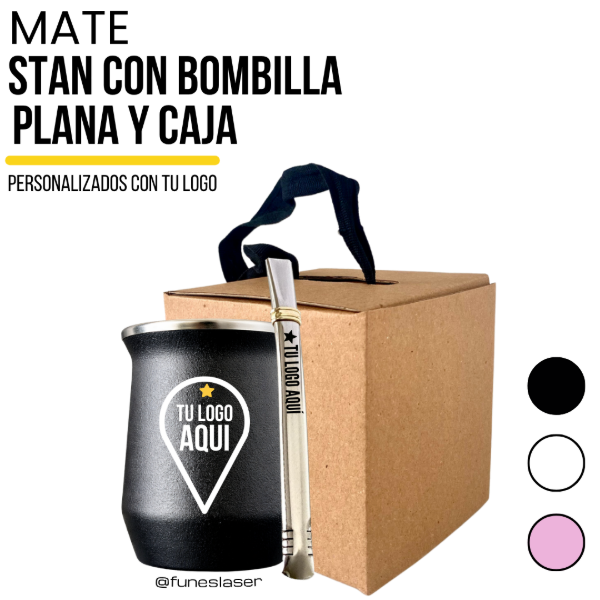 Producto - Mate Stan con bombillas y cajas.
