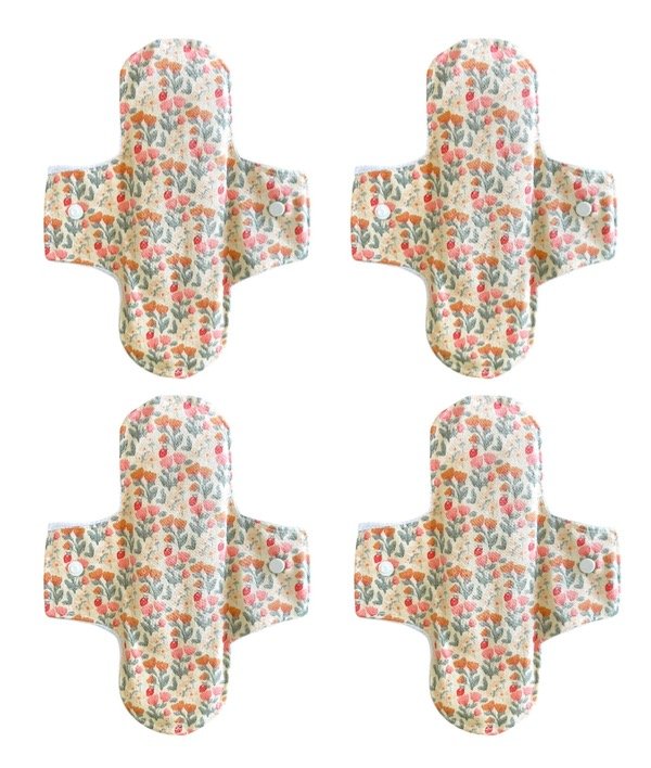 Producto - Pack de cuatro toallitas regulares - Flores