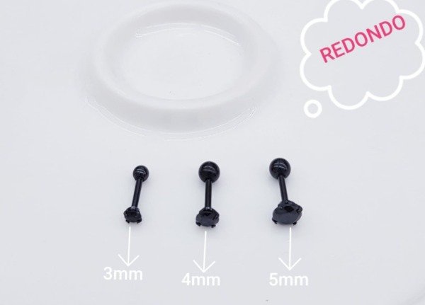 Producto - Helix negros 4mm