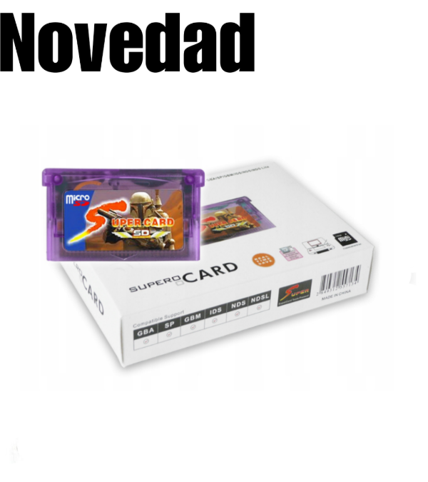 Producto - Super Card de Game Boy Advance