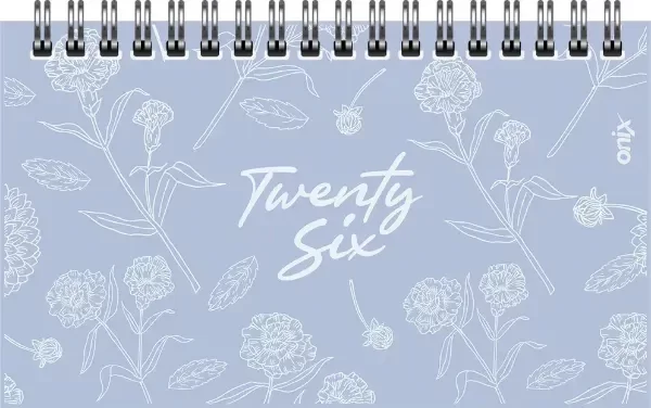 Producto - AGENDA 2026 ONIX PETIT BLOOM C/ESP SEMANAL16.5 X 9 CM