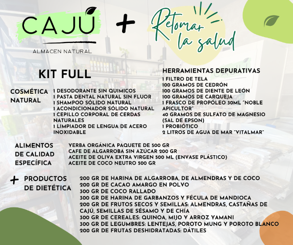Producto - KIT FULL PARA EL PROGRAMA RETOMAR LA SALUD
