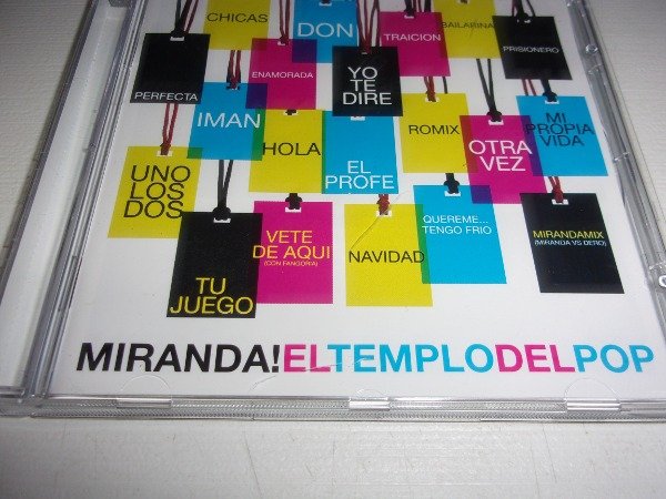 Producto - CD MIRANDA EL TEMPLO DEL POP ARG F10