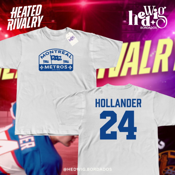 Remera montreal metros heated rivalry doble estampa