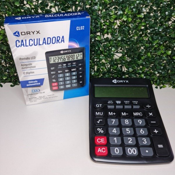 Producto - CALCULADORA GRANDE ORYX
