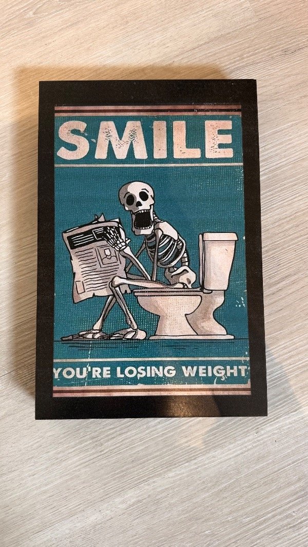 Producto - Cuadro decorativo 20 x 30 cm SMILE
