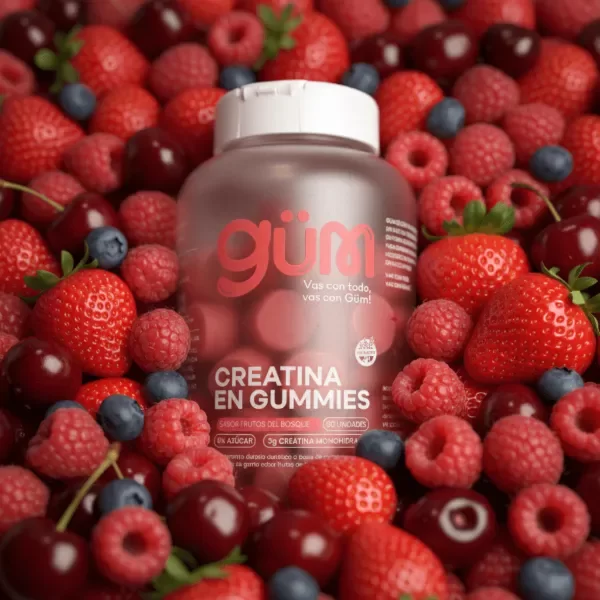 Producto - Creatina En Gomitas Gum Nutrition Frutos Del Bosque Sin Tacc - 1