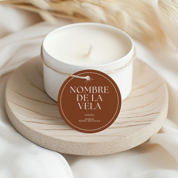 Producto - Etiquetas Personalizadas para Velas Circulares