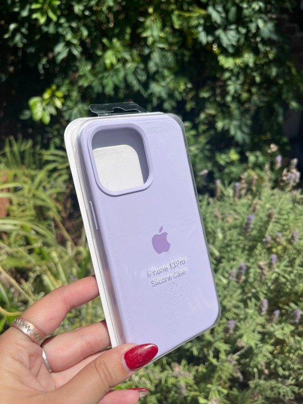 Producto - Iph 13 pro silicona case lila