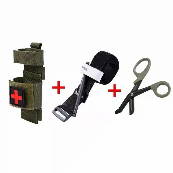 Producto - DP24 KIT TORNIQUETE MAS TIJERA TRAUMA RESCATE MAS POUCH MOLLE