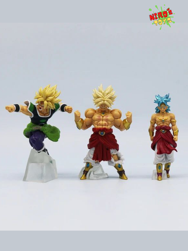 DRAGON BALL SET BROLY X8 DE 5-14CM - Niros TOYS