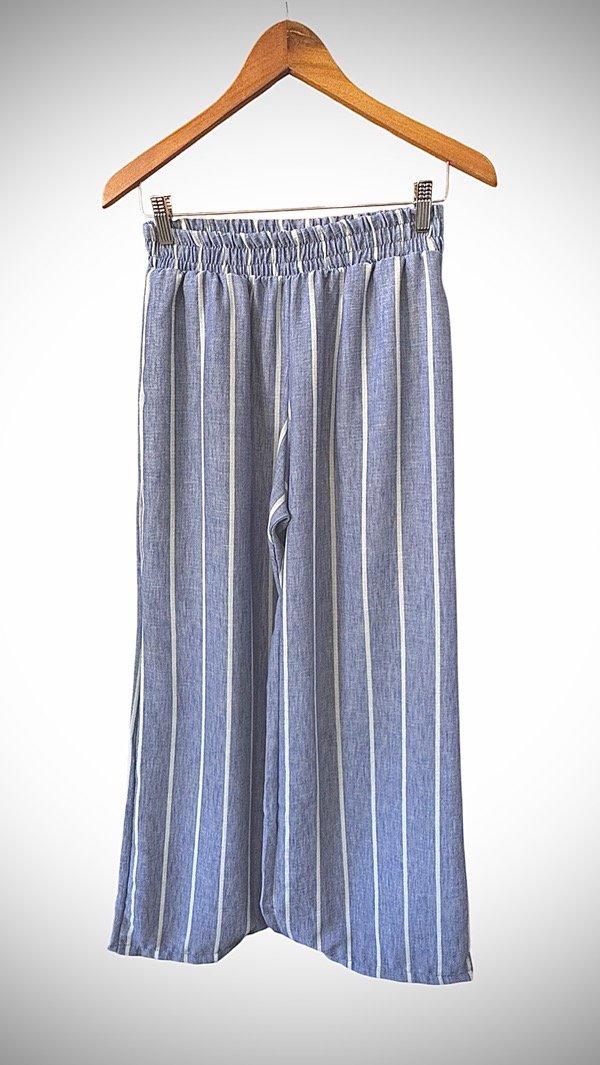 Producto - Pantalón lino rayas
