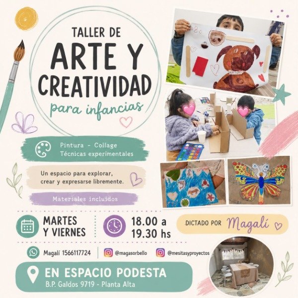 Producto - TALLER DE CREATIVIDAD INFANTIL