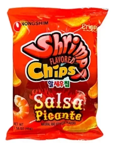 Producto - Snack Shrimp Flavored Chips Salsa Picante - Nongshim