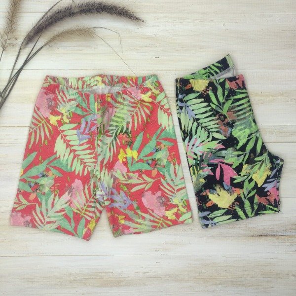 Producto - Biker de nena Leafs (Talles 4 al 16)