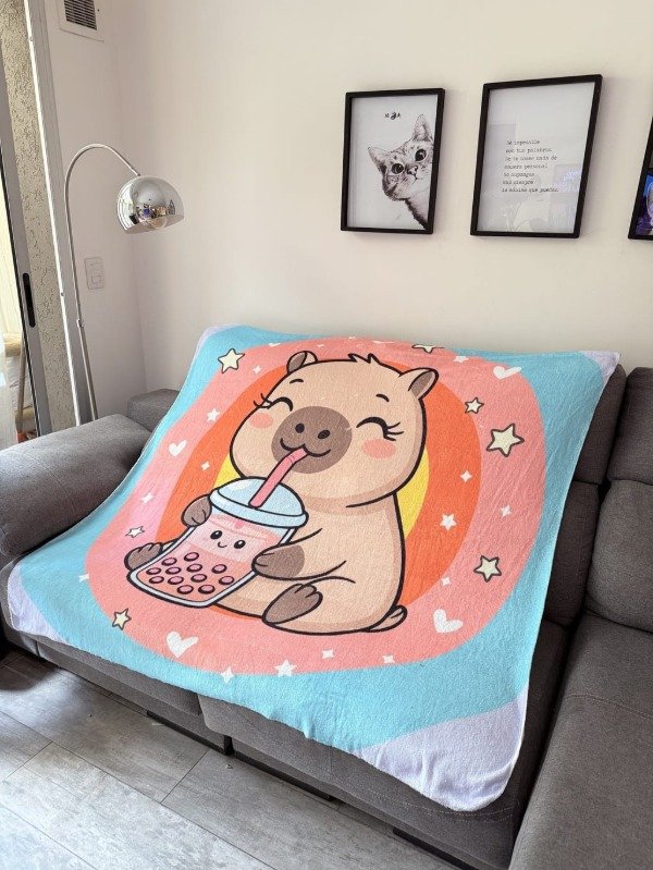 Producto - Manta Polar Capibara