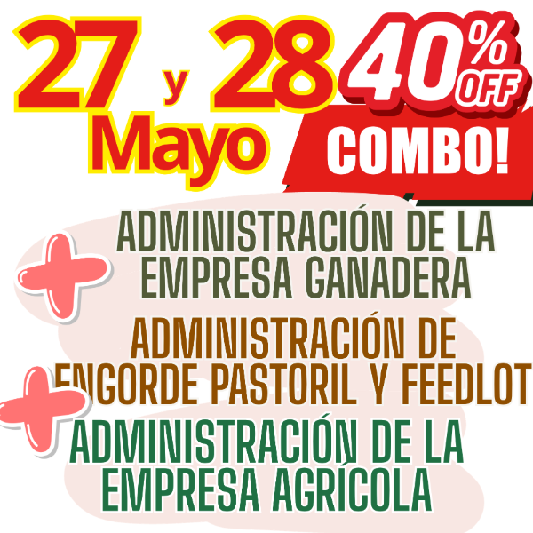 Producto - COMBO 3 CURSOS: Admin Ganadera + Engorde Pastoril y Feedlot + Admin Agrícola