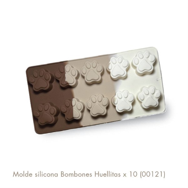 Producto - Molde silicona Huellitas x 10 (00121)