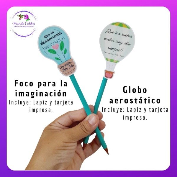 Producto - Globo Aerostático y Foco de la Imaginación (x 10 unidades)