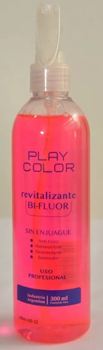 Producto - revitalizante bifluor sin enjuague con  gatillo play color x 300 ml