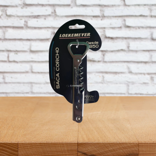 Producto - Saca Corcho combinado cromado Loekemeyer