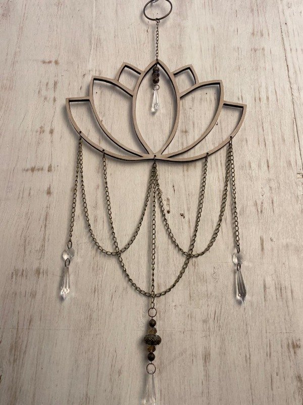 Producto - Colgante Loto cadenas y caireles