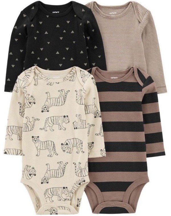 Producto - Carter's. Pack de bodies tigre