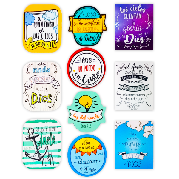 Producto - PROMO Imanes Con Formas "GM" (PACK X10 UNIDADES)