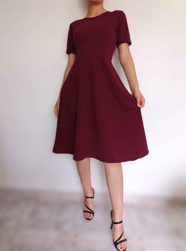 Producto - Vestido Lea (colo vino)