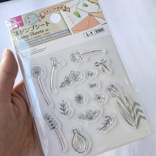 Producto - Set de sellos siliconados Combinables FLORES 2